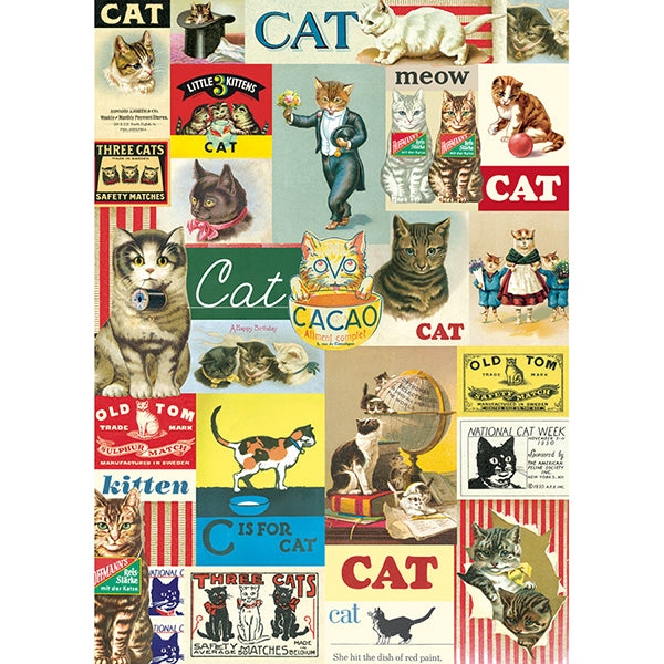 【CAT】　vintage poster Vintage Cat Poster - Cartolina