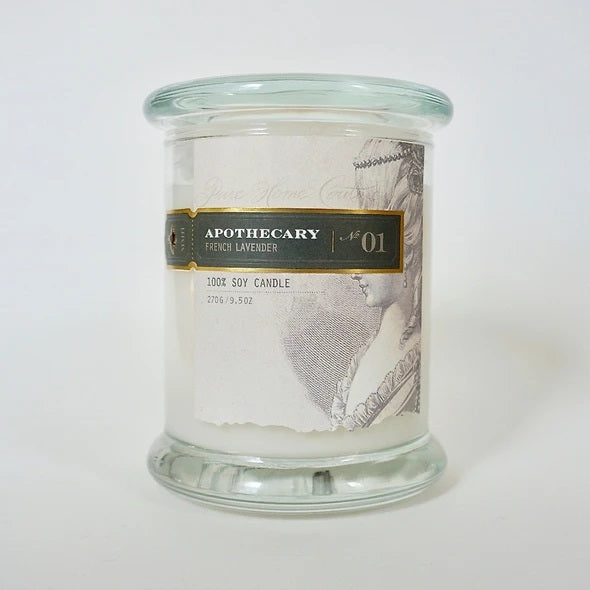 Apothecary Soy Candle French Lavender