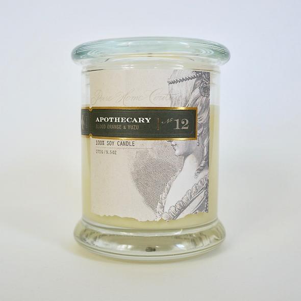 Apothecary Soy Candle Blood Orange and Yuzu