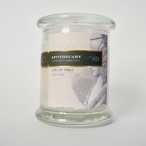 Apothecary Soy Candle Cedarleaf and Sandalwood