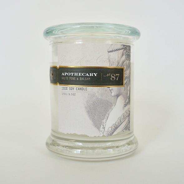 Apothecary Soy Candle White Pine and Balsam