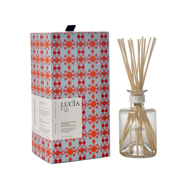 Lucia Reed Diffuser No. 10 Damask Rose and Cypress