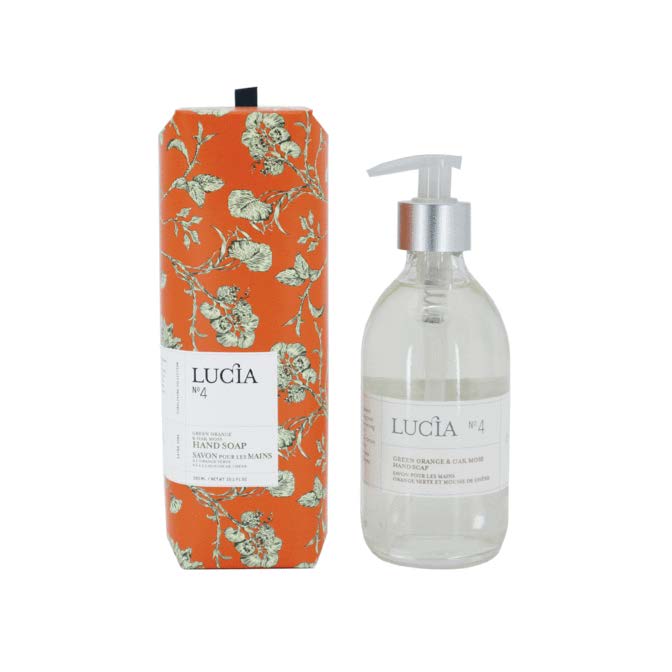 Lucia Hand Soap No. 4 Green Orange and Oak Moss