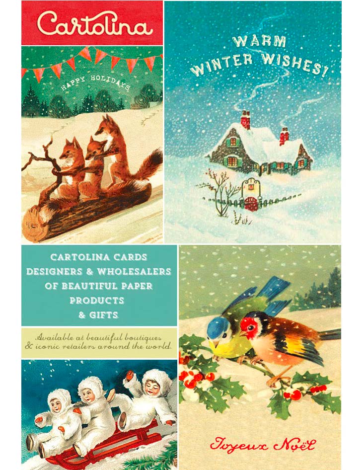 Cartolina Boxed Holiday Cards (8 cards and 8 envelopes)