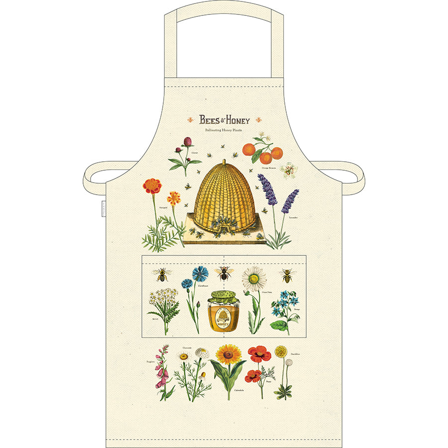 Apron in a Drawstring Bag - Bees And Honey