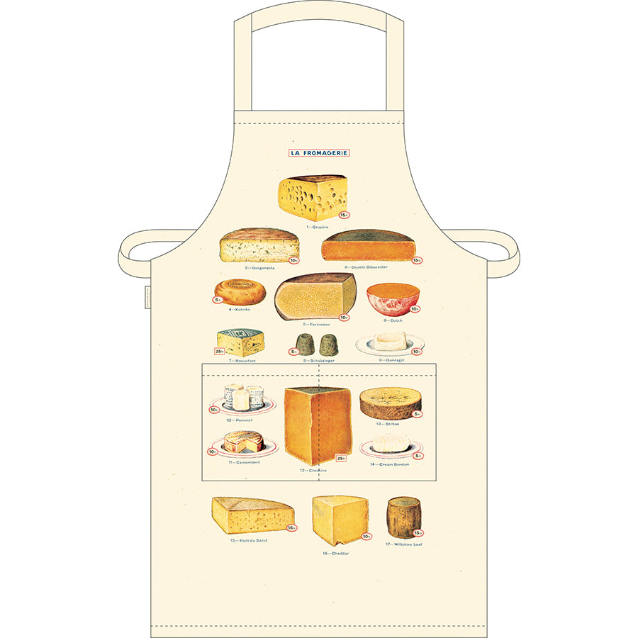 Apron in a Drawstring Bag - Cheese