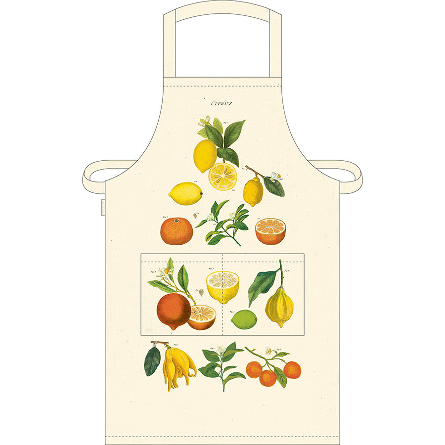 Apron in a Drawstring Bag - Citrus