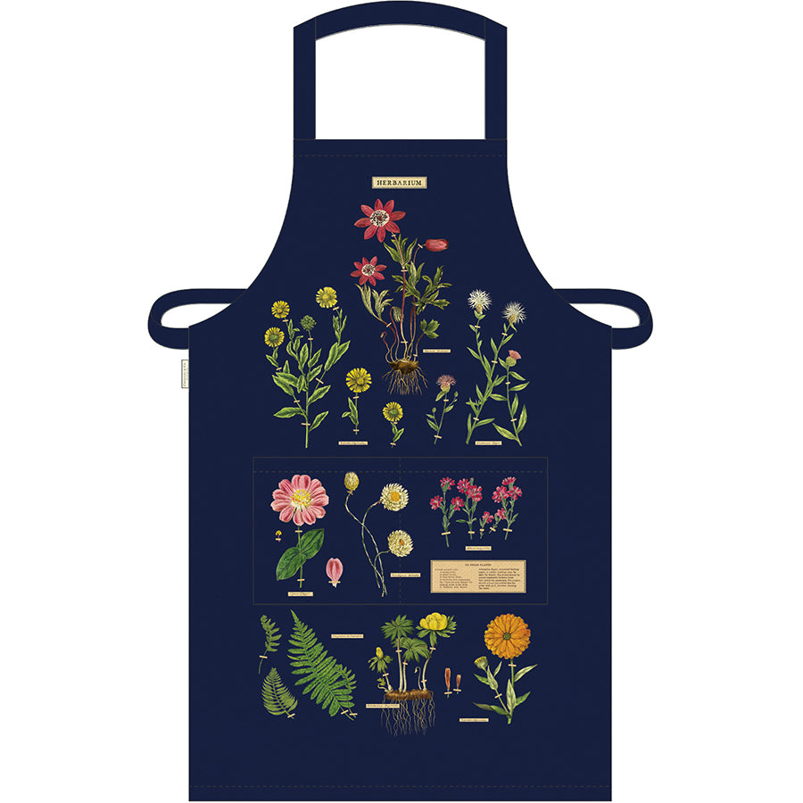 Apron in a Drawstring Bag - Herbarium