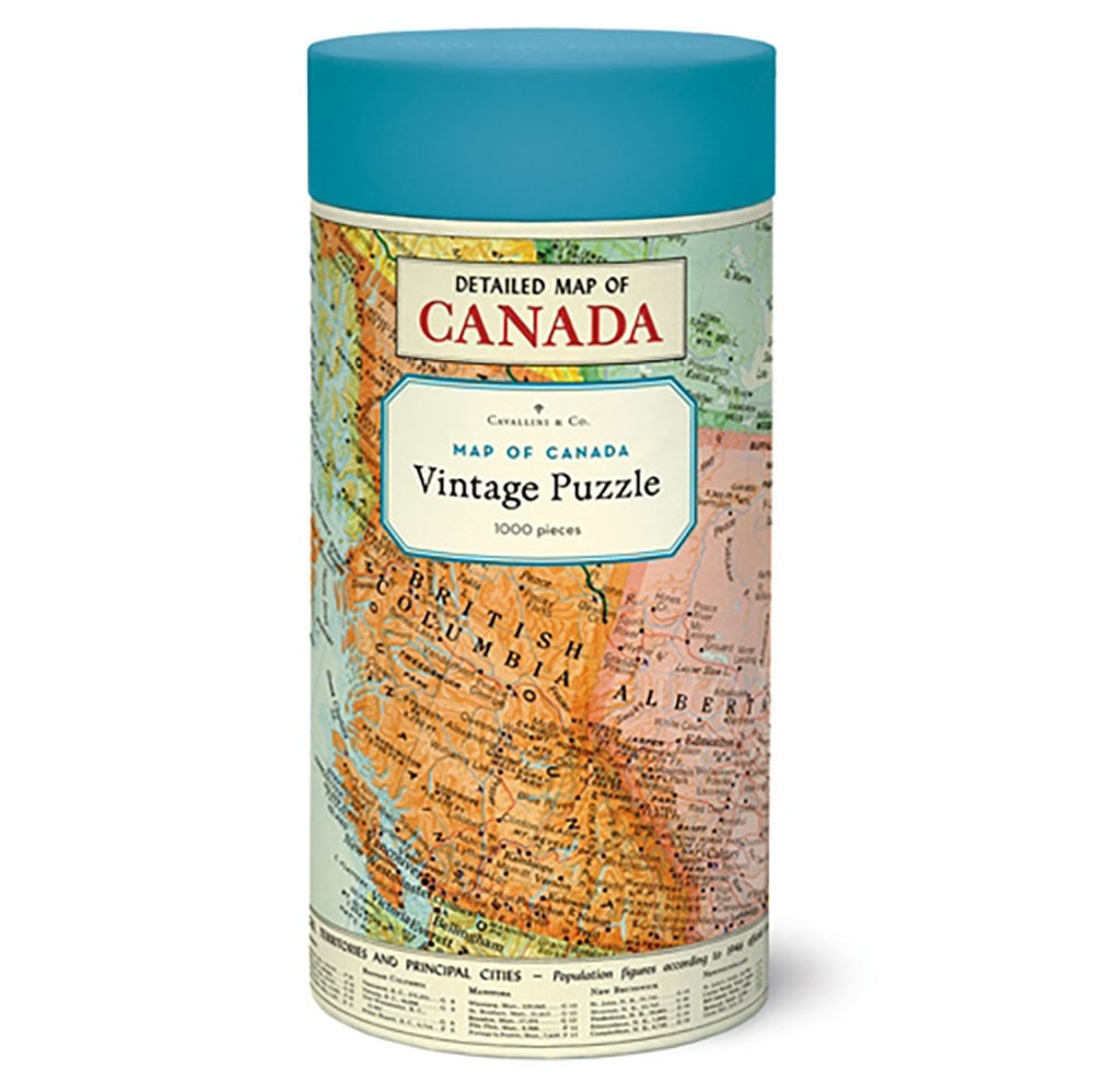 Map of Canada 1,000 Piece Puzzle