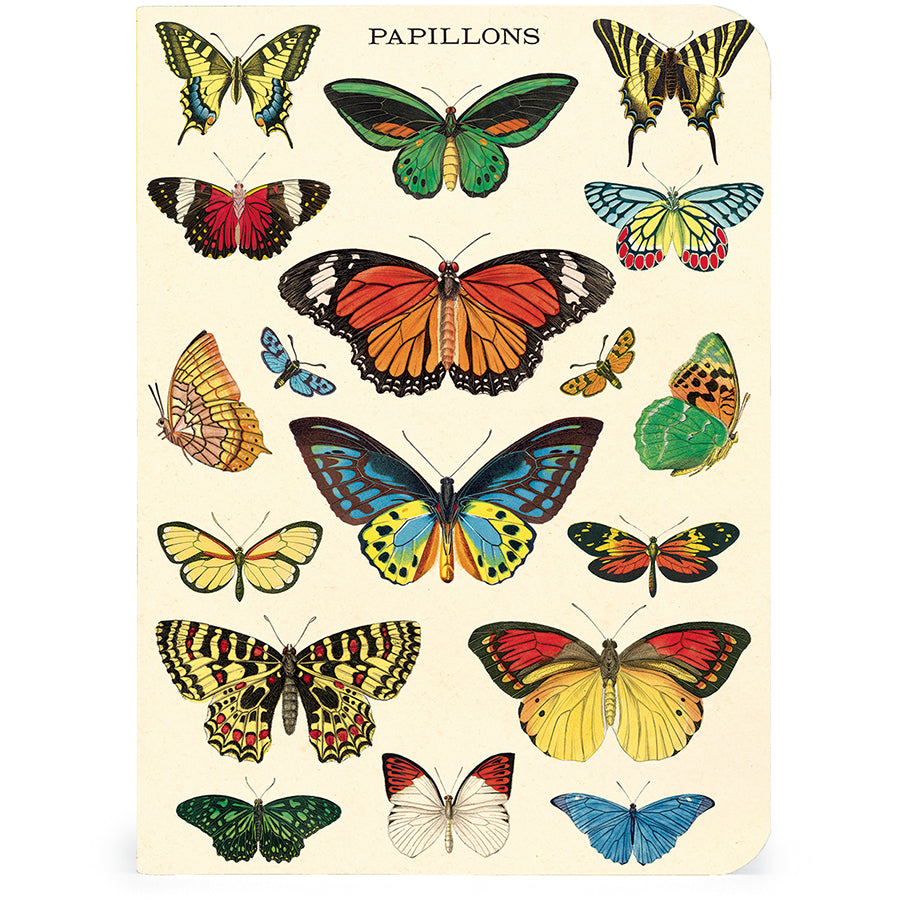 Set of 3 Mini Notebooks - Butterflies