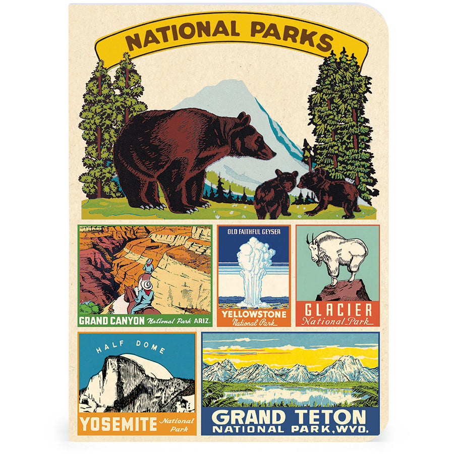 Set of 3 Mini Notebooks - National Parks