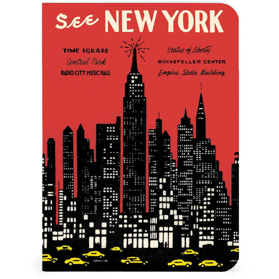 Set of 3 Mini Notebooks - Vintage New York