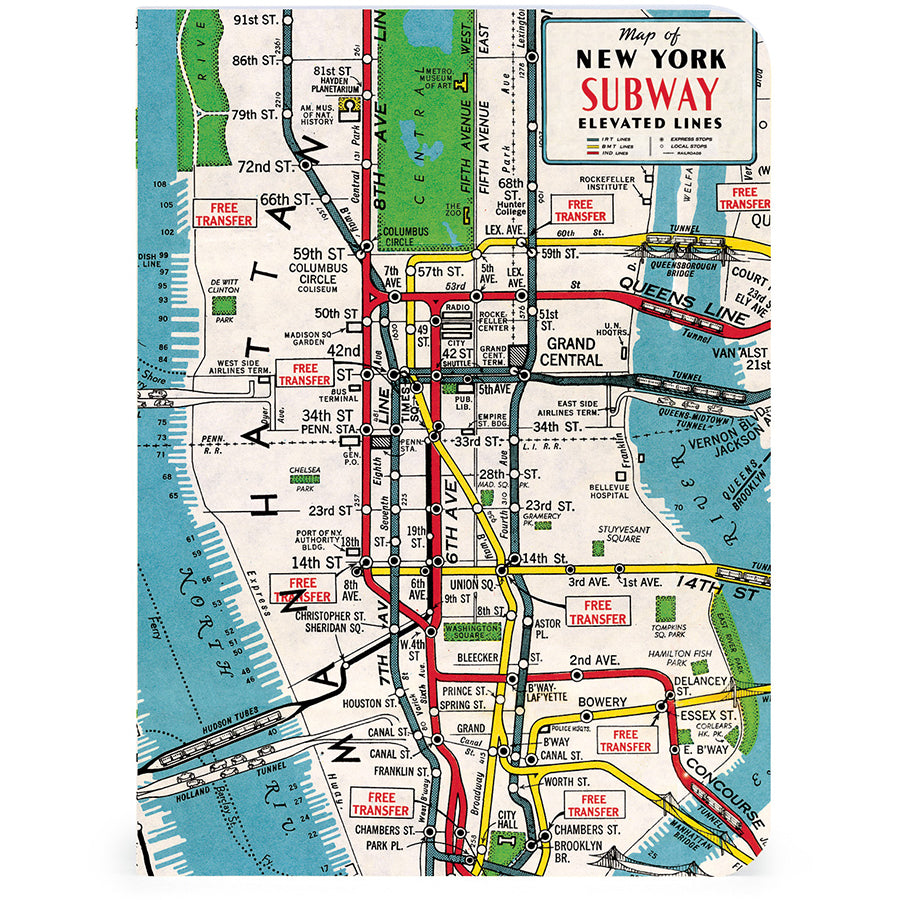 Set of 3 Mini Notebooks - Vintage New York