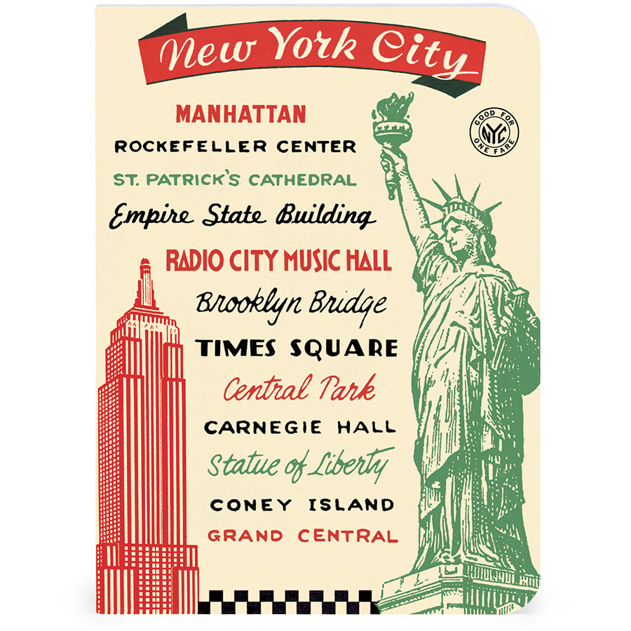 Set of 3 Mini Notebooks - Vintage New York