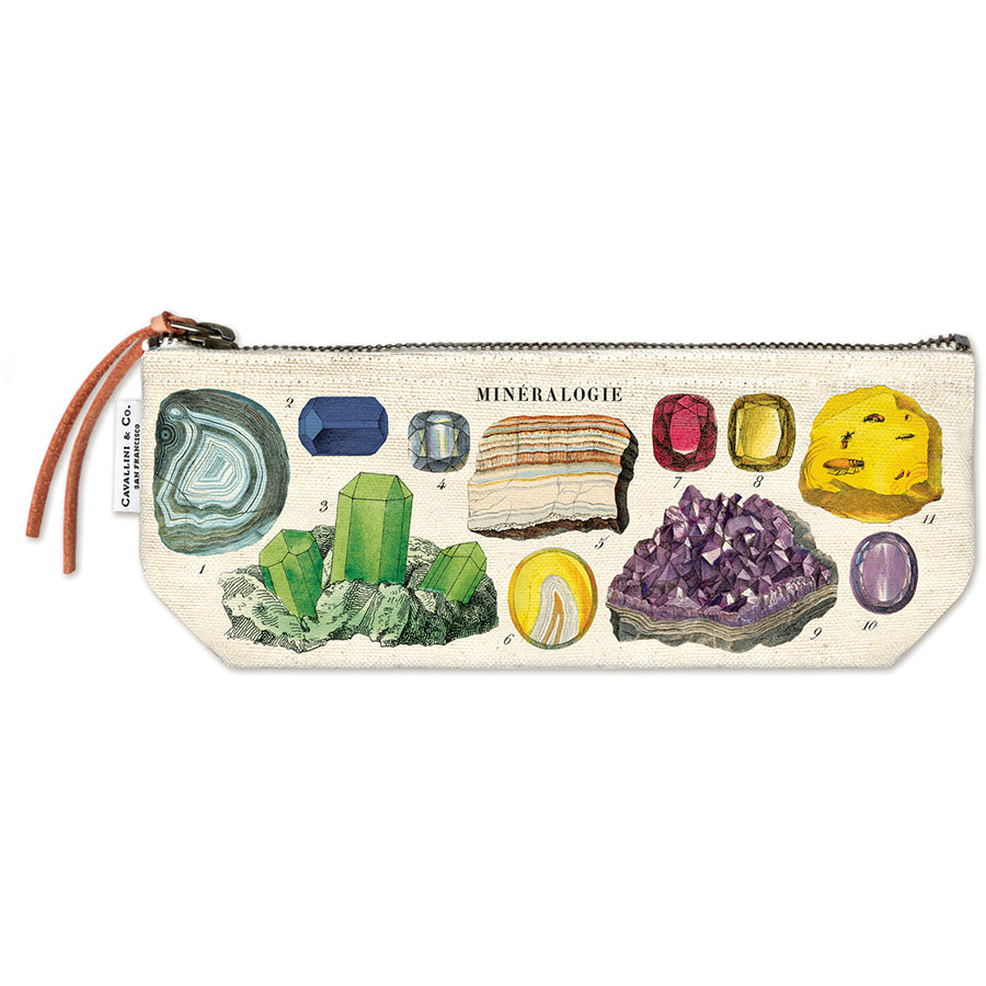 Vintage Mini Zipper Pouch - Mineralogie