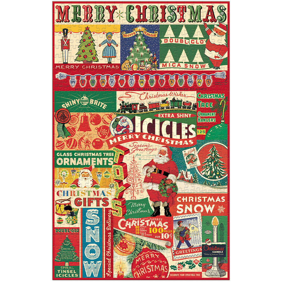 Vintage Christmas 500 Piece Puzzle