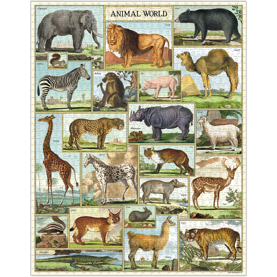 Animal World 1,000 Piece Puzzle