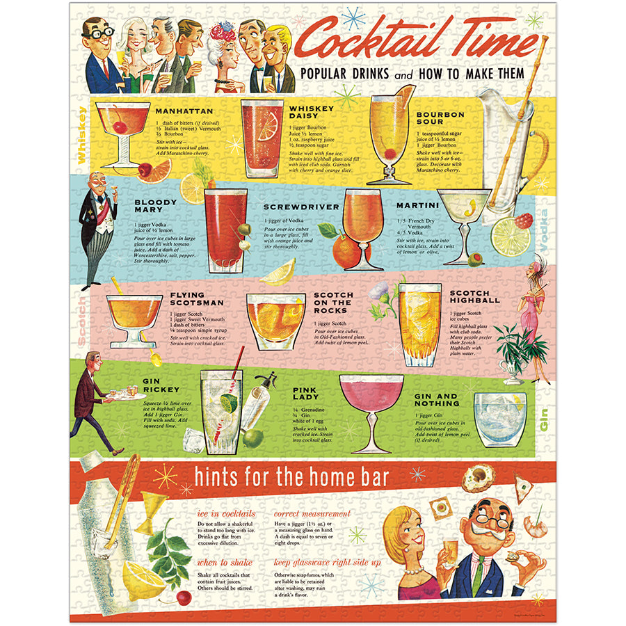 Cocktails 1000-Piece Puzzle