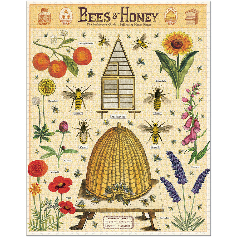 Bees and Honey 1,000 Piece Puzzle