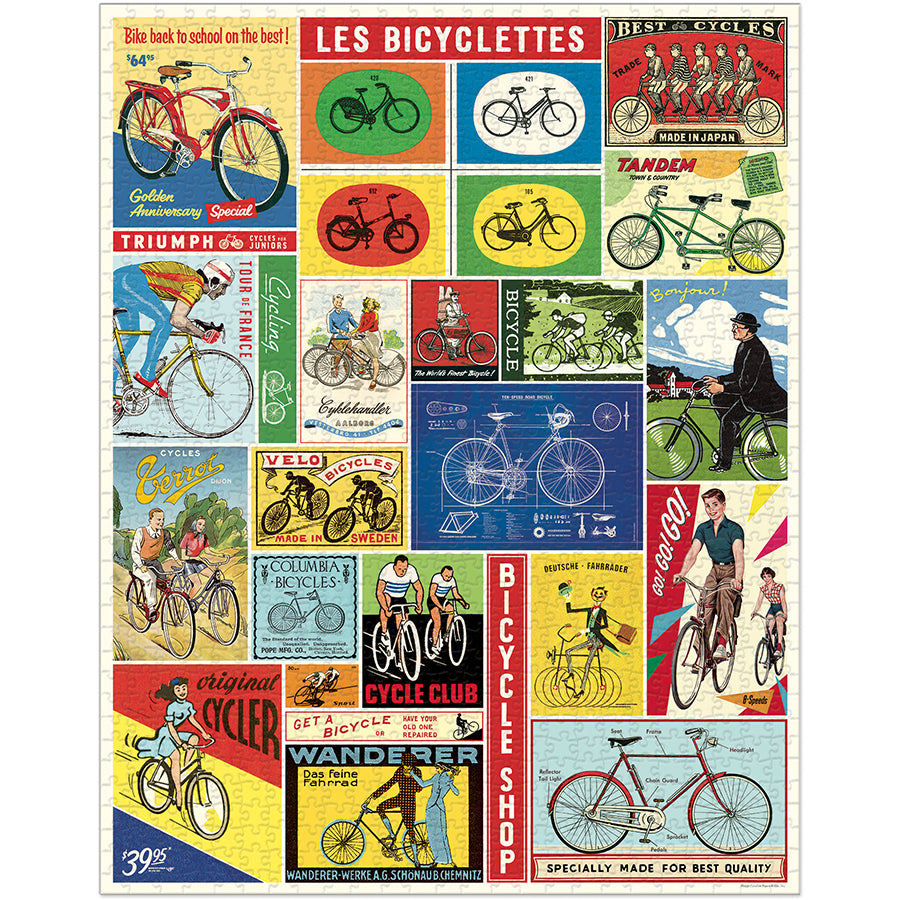 Bicycles 1,000 Piece Puzzle