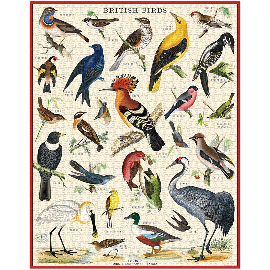 British Birds 1000-Piece Puzzle
