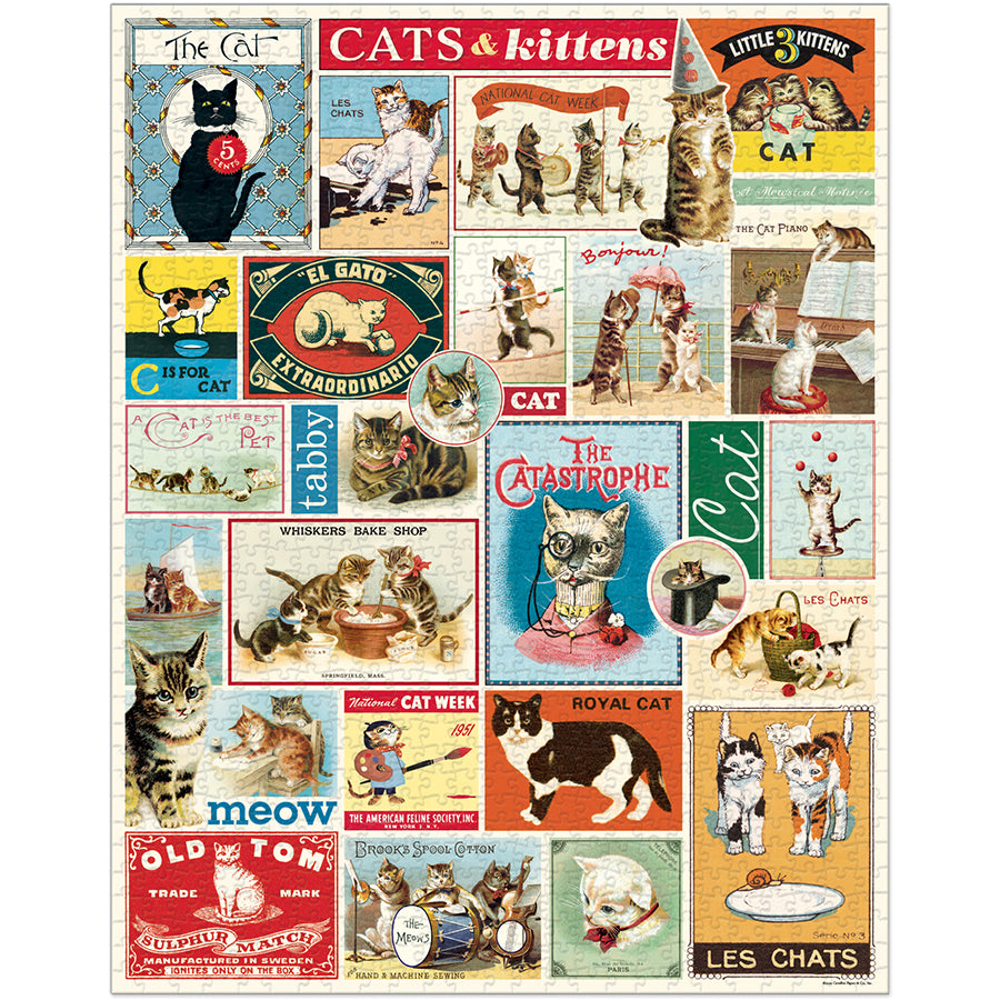 Cats and Kittens 1000-Piece Puzzle