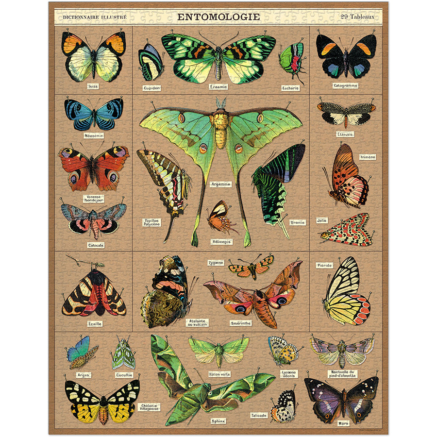 Entomology 1,000 Piece Puzzle