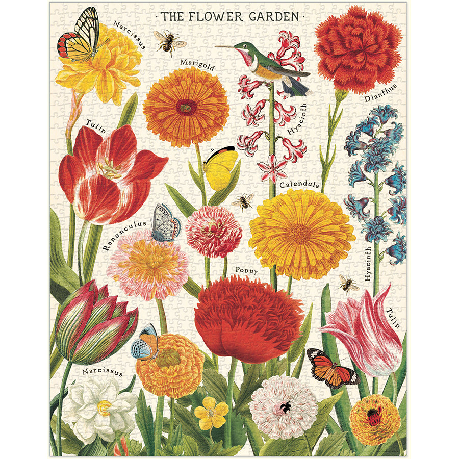 Flower Garden 1000-Piece Puzzle