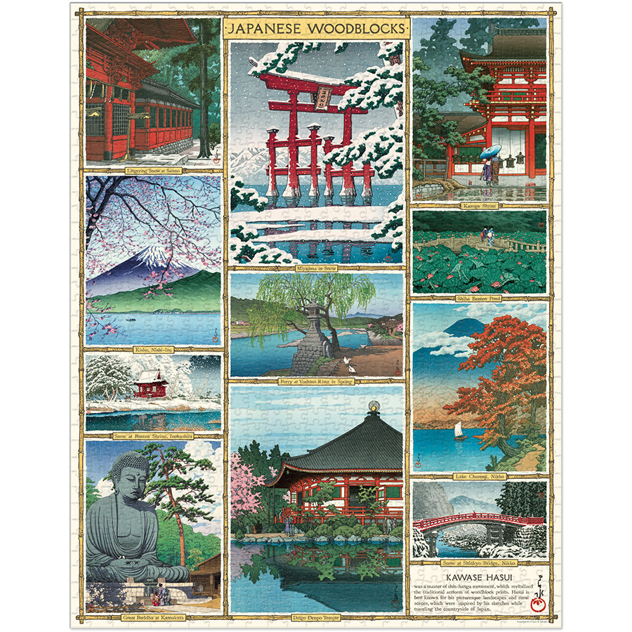 Japanese Woodblocks 1,000 Piece Puzzle