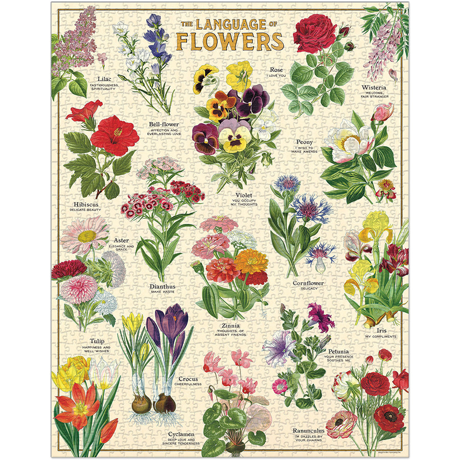 Language of Flowers 1,000 Piece Puzzle