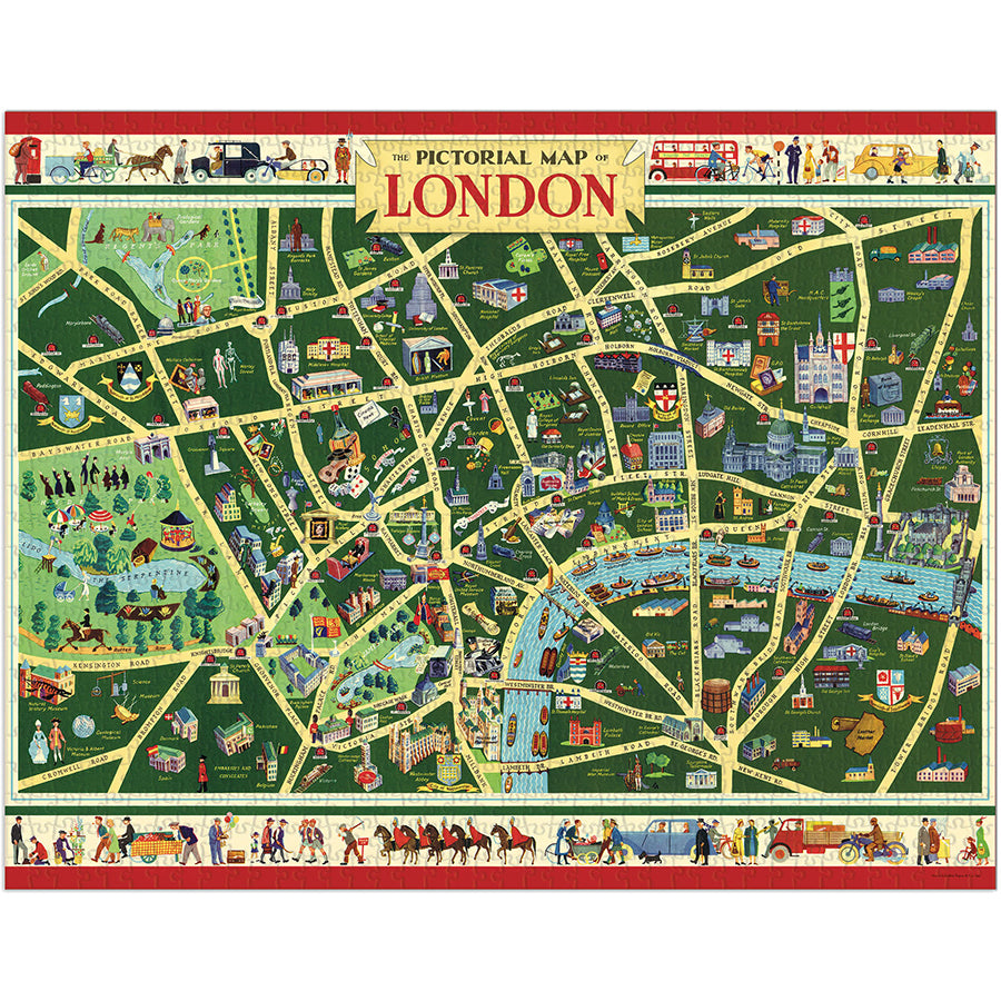 London Map 1,000 Piece Puzzle