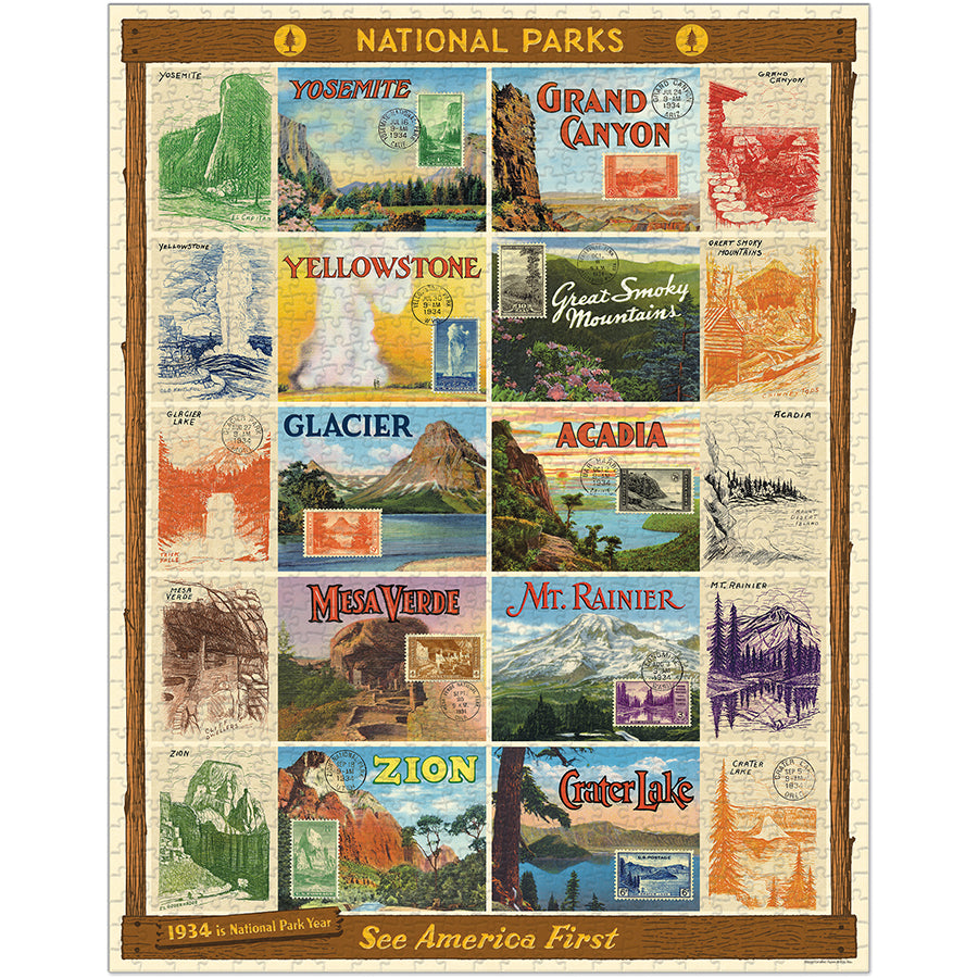 National Parks 1,000 Piece Puzzle