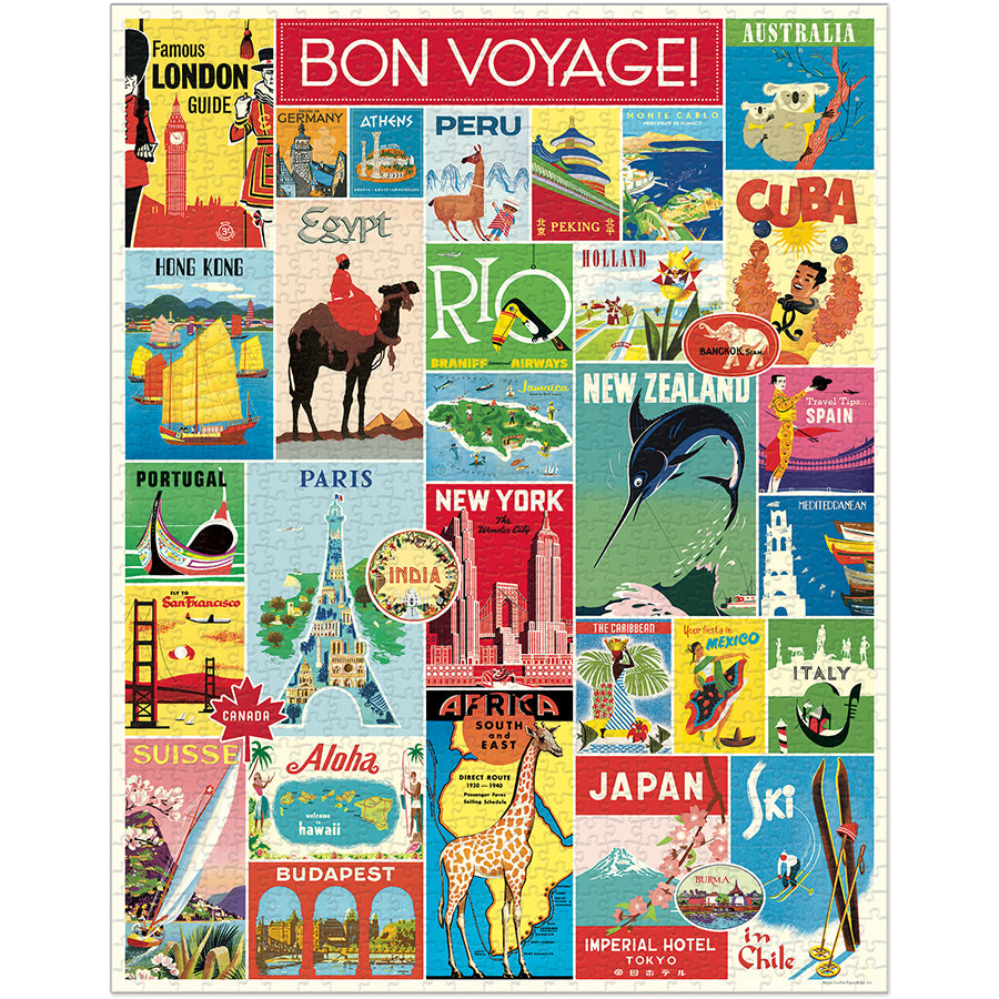 Travel 1000-Piece Puzzle