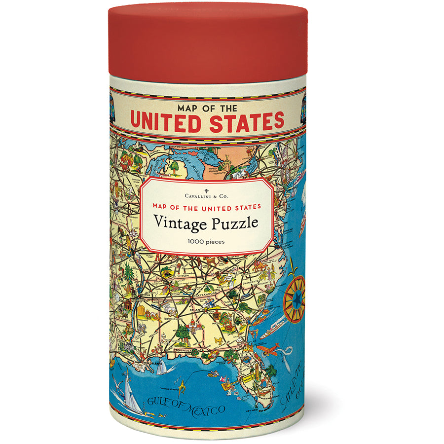 USA Map 1,000 Piece Puzzle