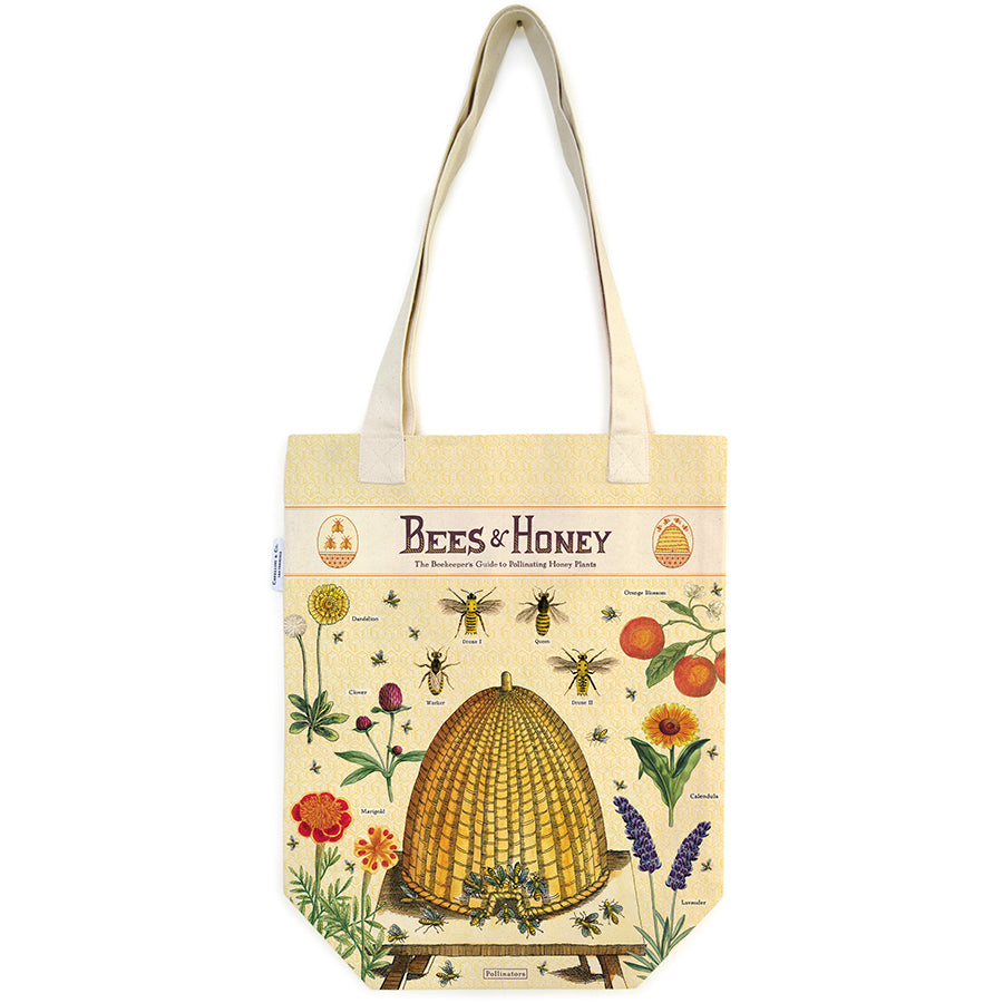 Canvas Tote Bags - Bees and Honey