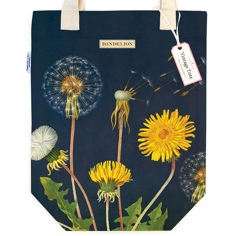 Canvas Tote Bags - Dandelion