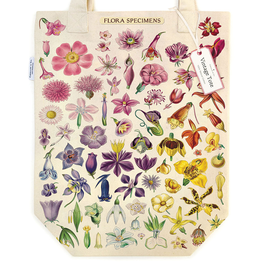 Canvas Tote Bags - Flora Specimens