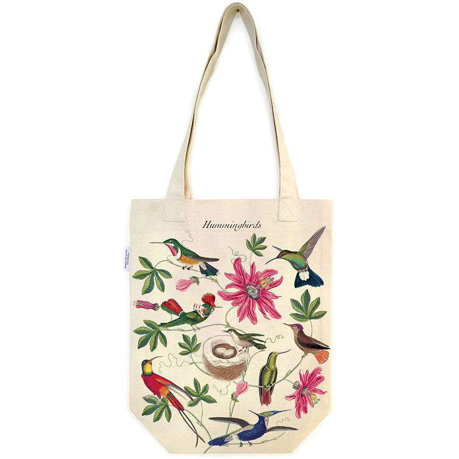 Canvas Tote Bags - Hummingbird