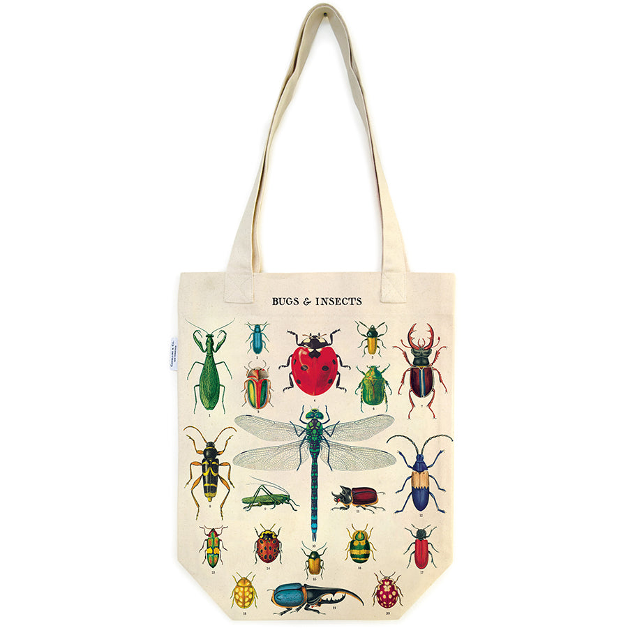 Canvas Tote Bags - Bugs and Insects