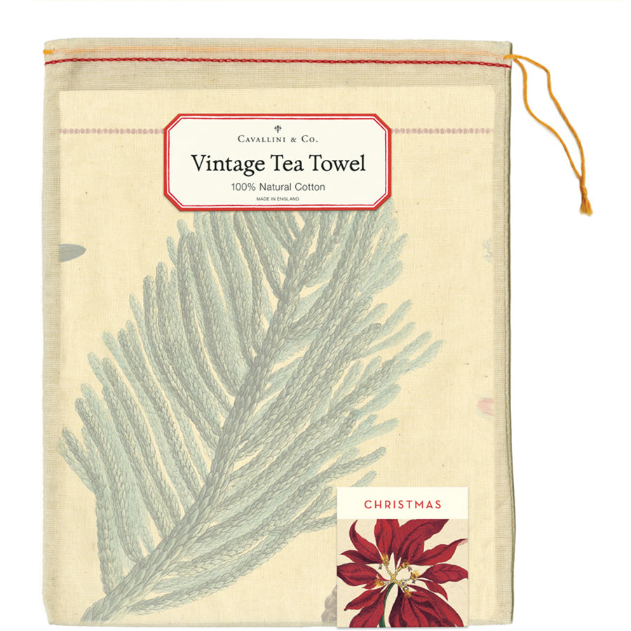 Tea Towel - Christmas Botanica