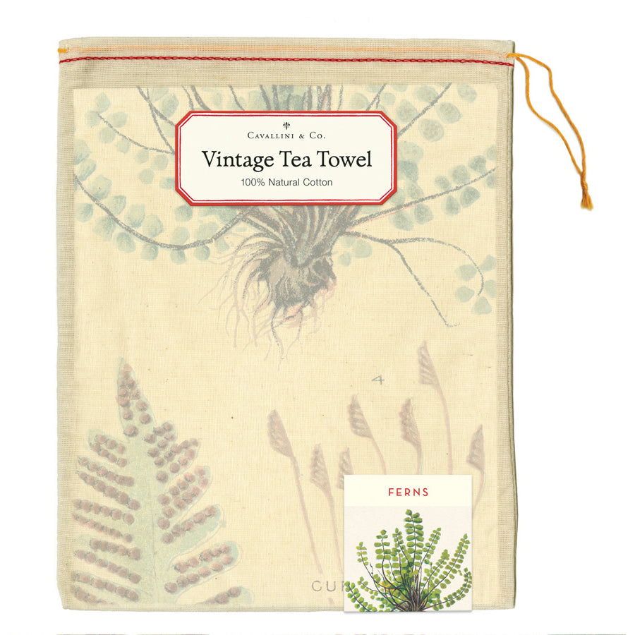 Tea Towel Ferns