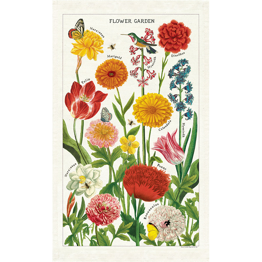 Tea Towel Flower Garden