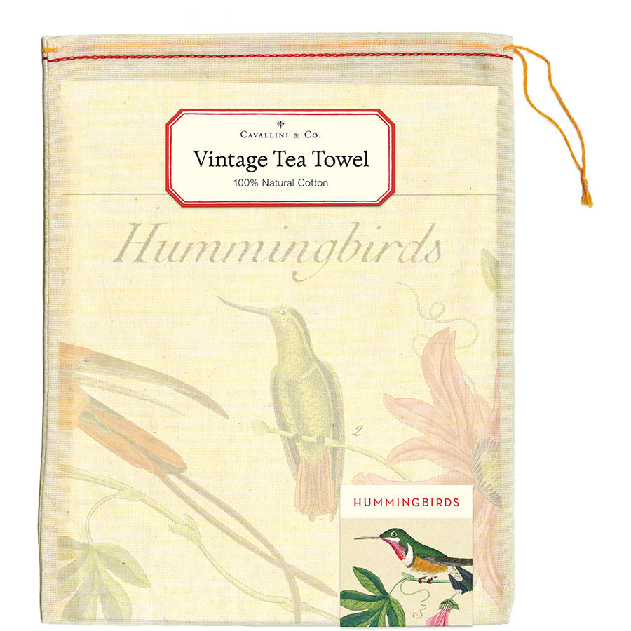 Tea Towel Hummingbirds