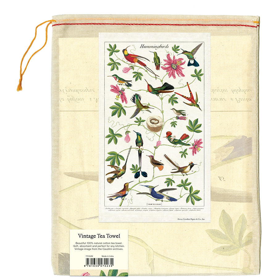 Tea Towel Hummingbirds