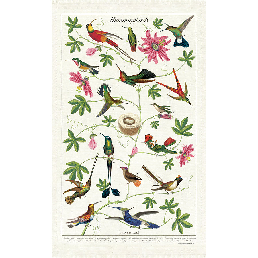 Tea Towel Hummingbirds