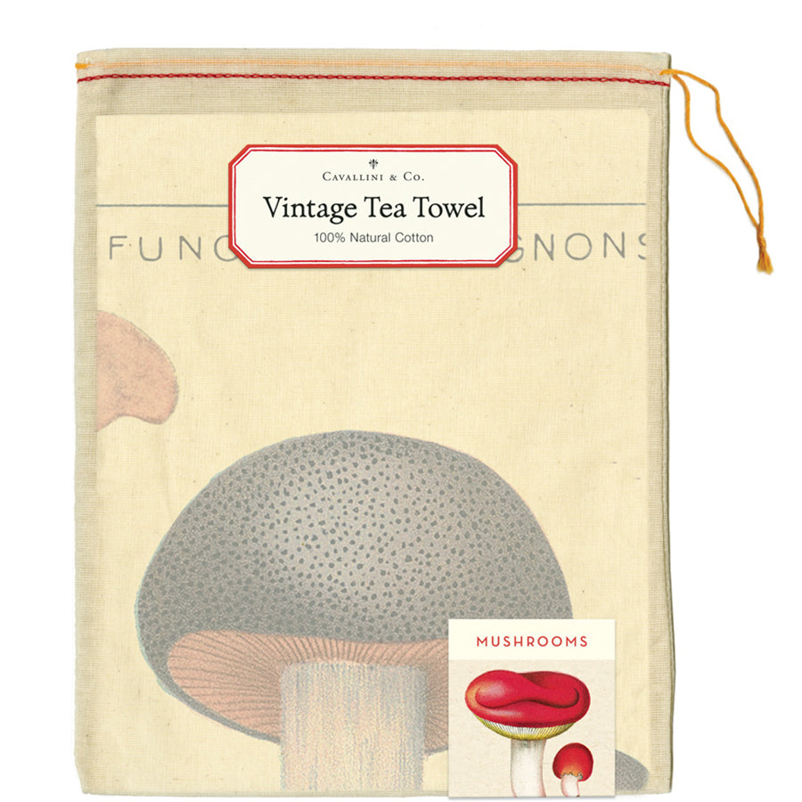 Tea Towel Mushrooms