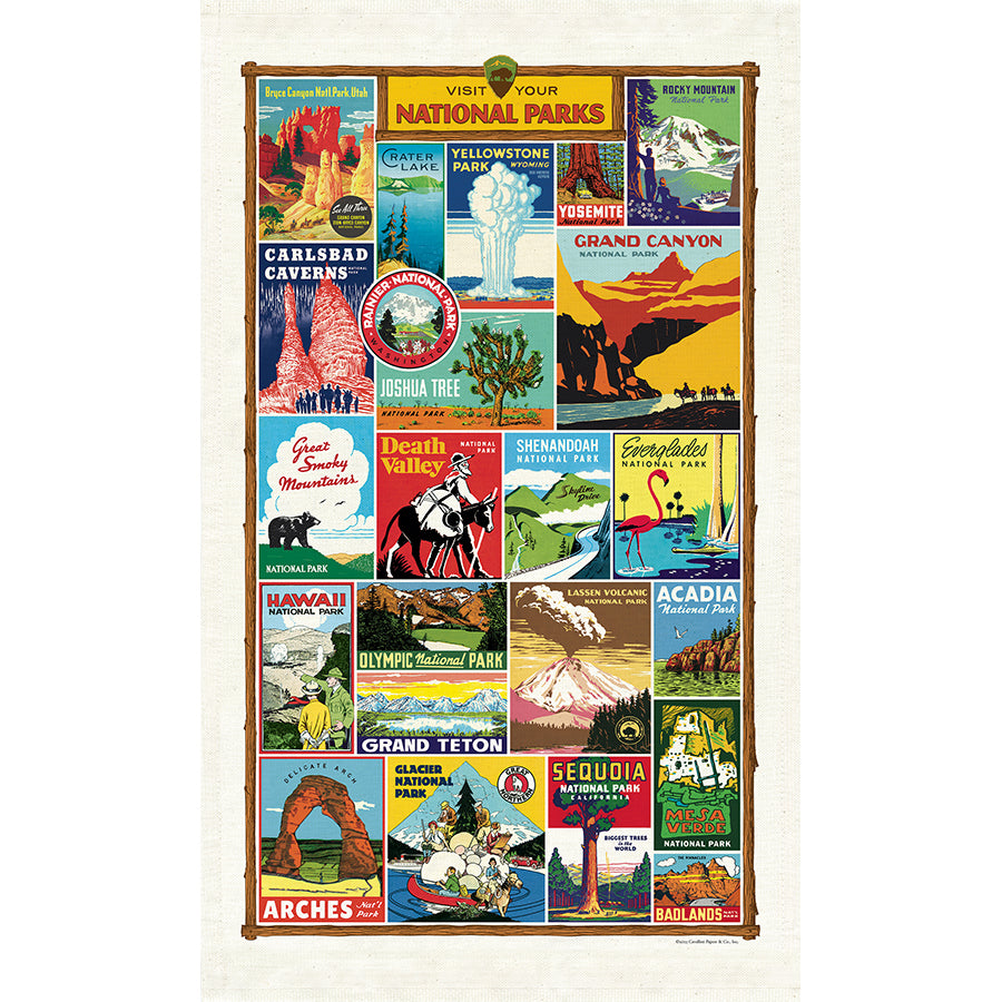 Tea Towel National Parks