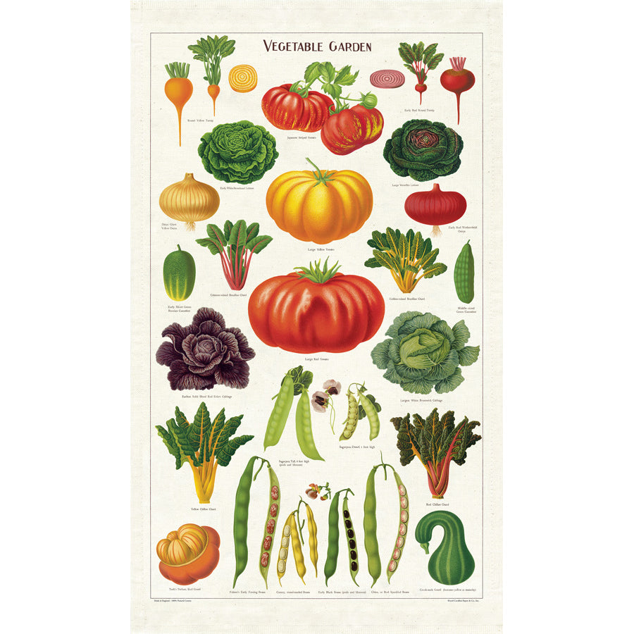 Tea Towel Vegetable Garden