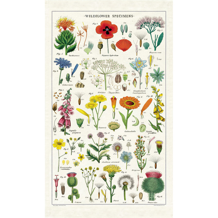 Tea Towel Wildflowers