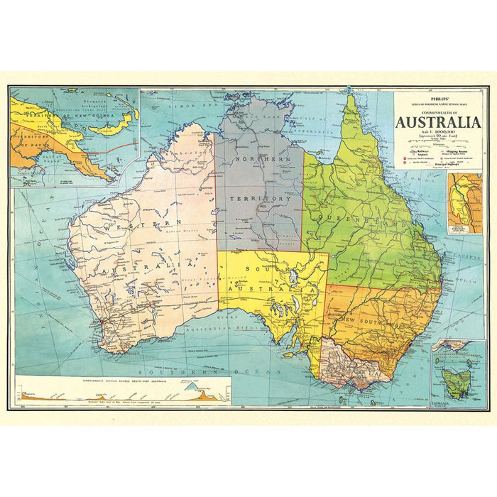 Map of Australia Poster